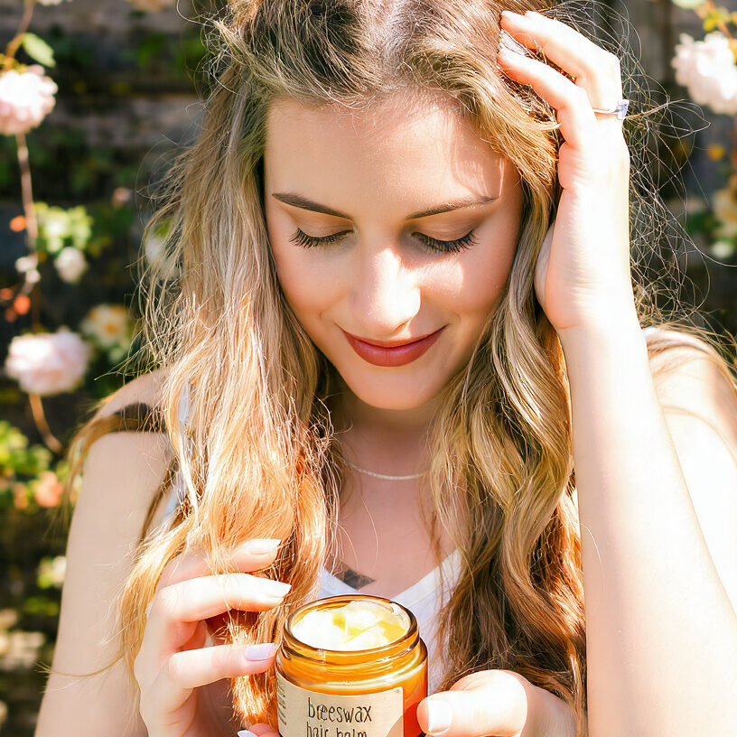 Beeswax for hair