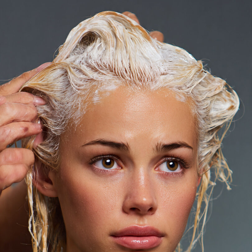 Can I bleach wet hair?