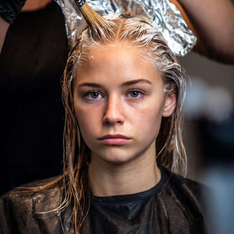 Can I bleach wet hair?