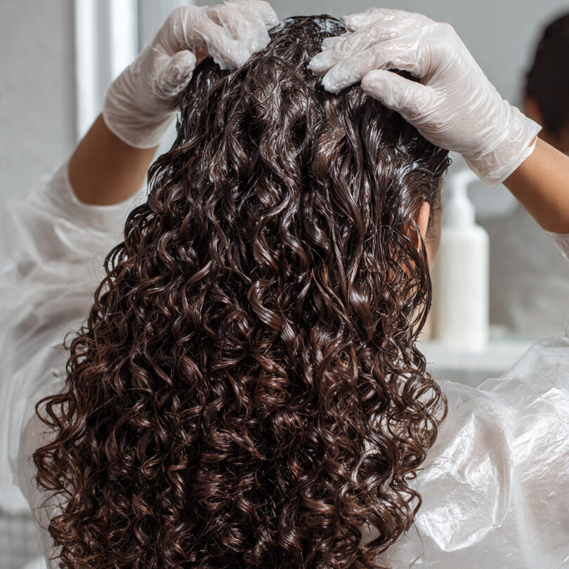 How to deep condition curly hair