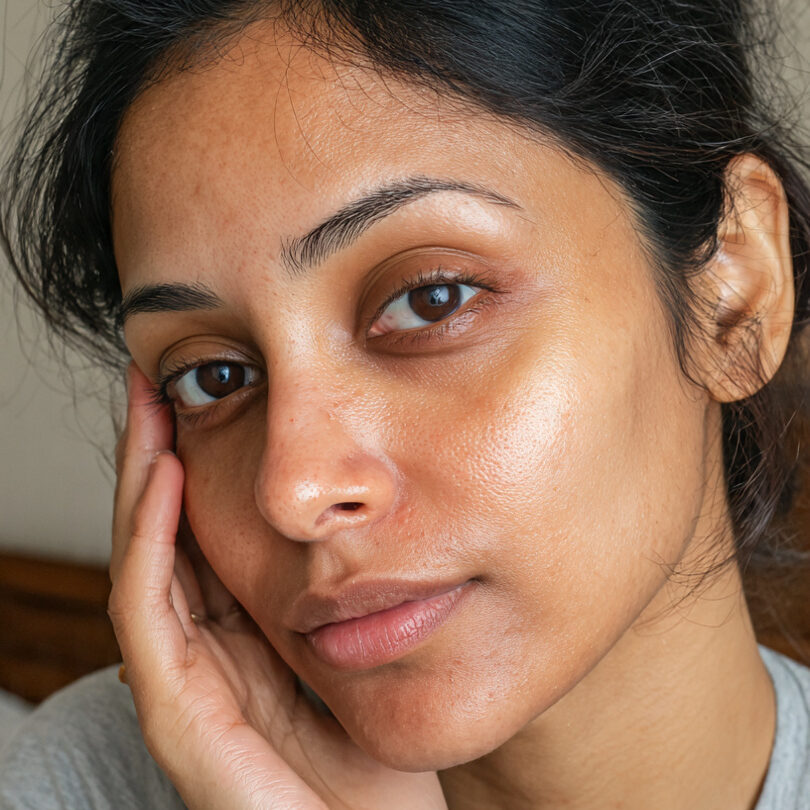 Dull skin face