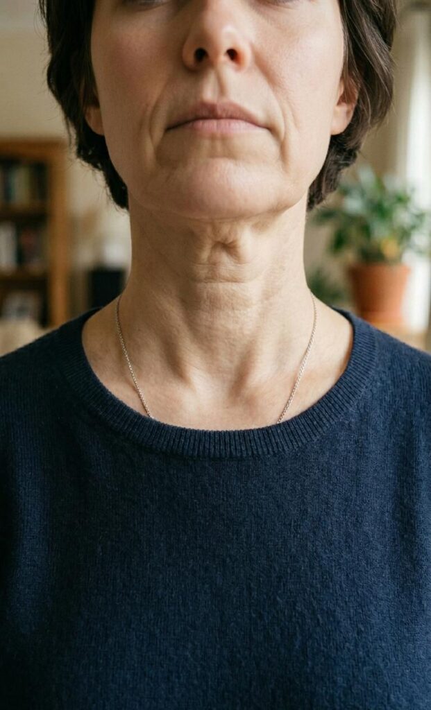 How to fix sagging neck skin
