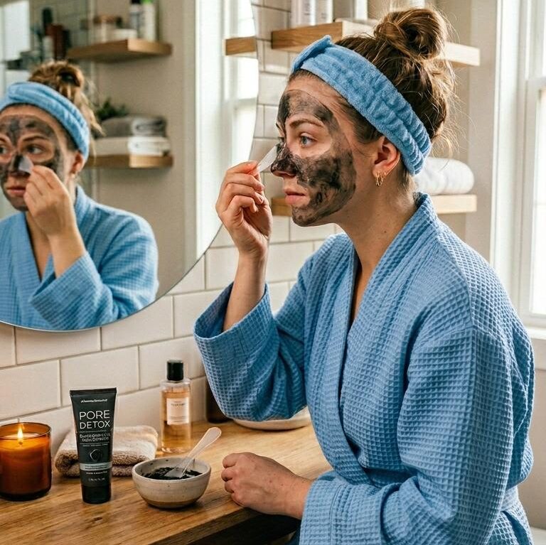 Blackhead removal mask at home