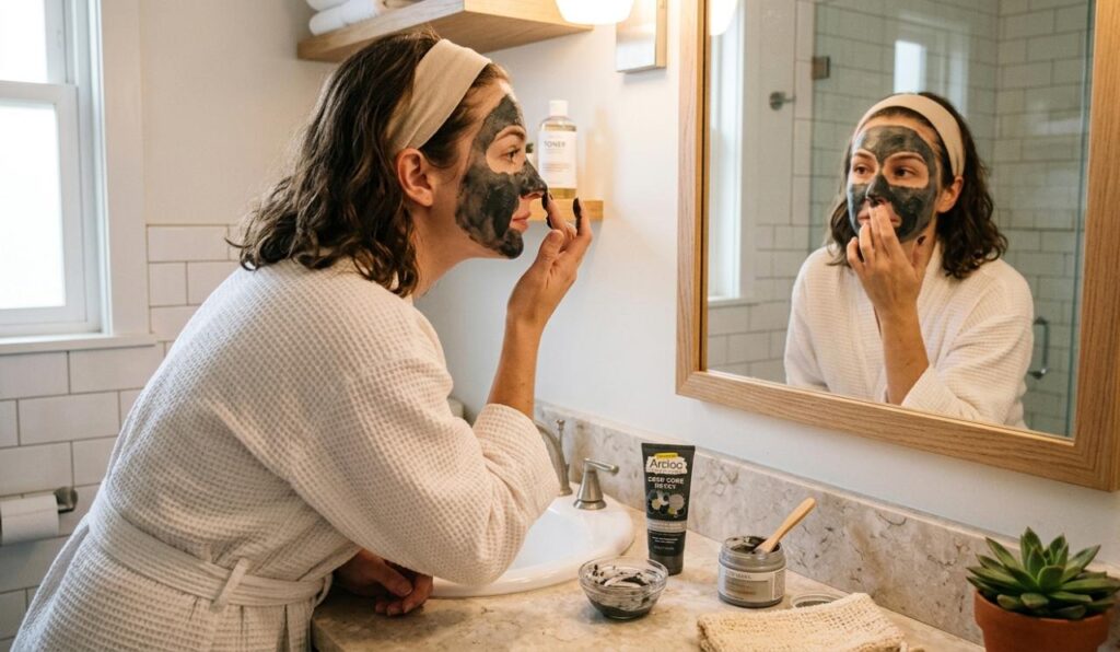 Blackhead removal mask at home