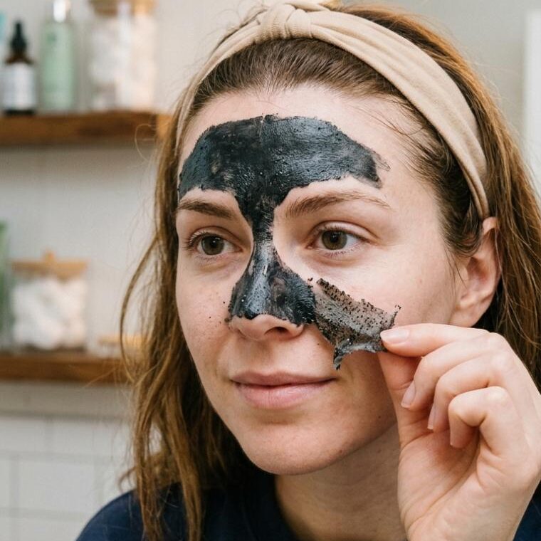 Blackhead removal mask at home