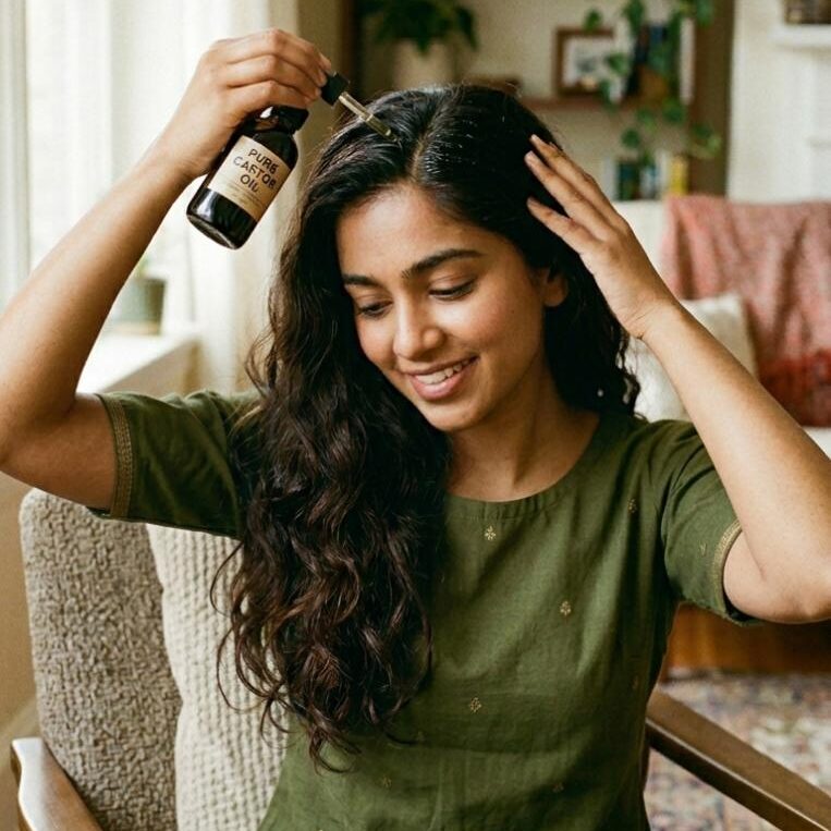 Castor oil for hair loss before and after