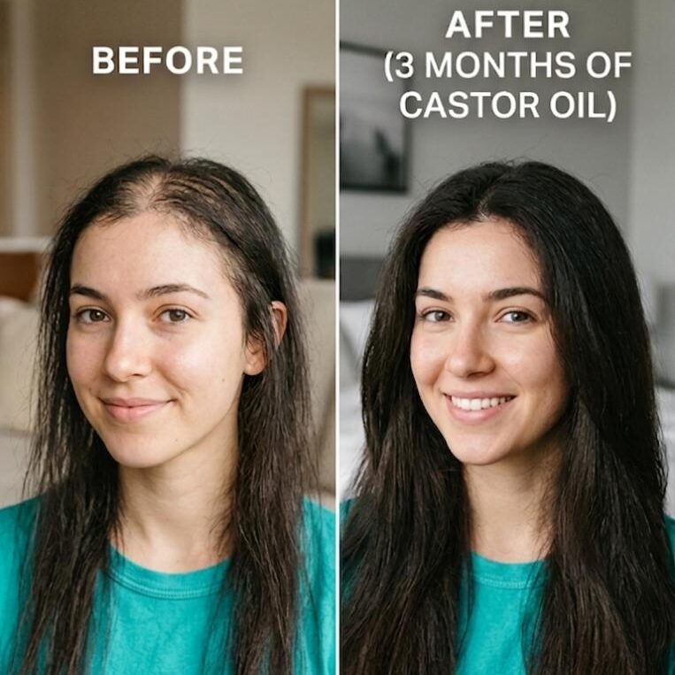 Castor oil for hair loss before and after
