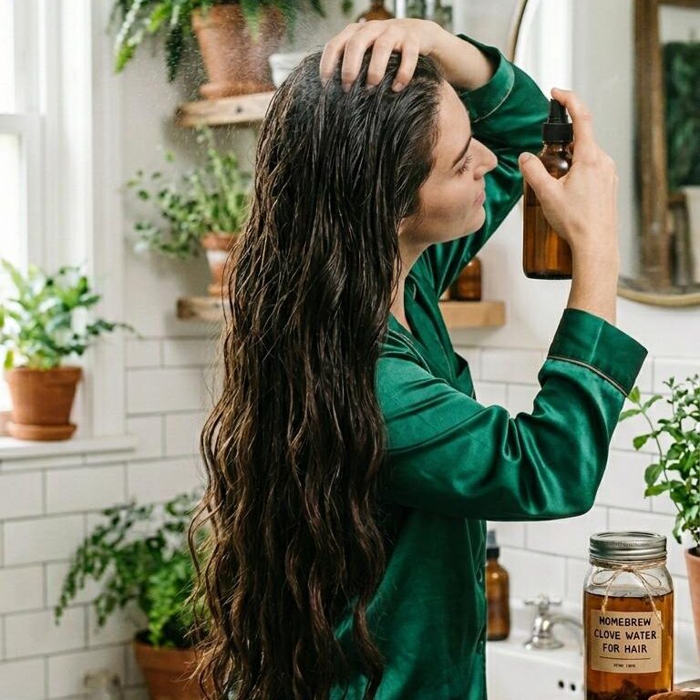 How to store clove water for hair