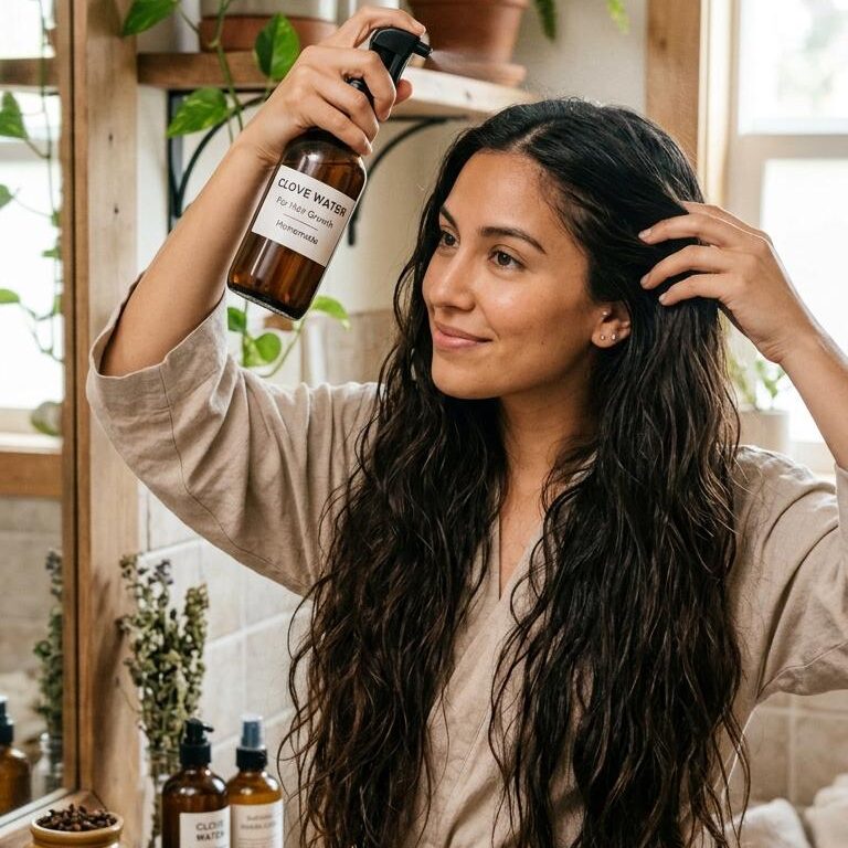 How to store clove water for hair