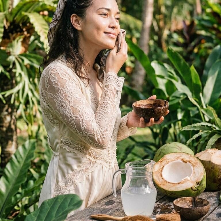 How to use coconut water for skin whitening