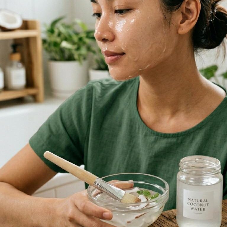 How to use coconut water for skin whitening