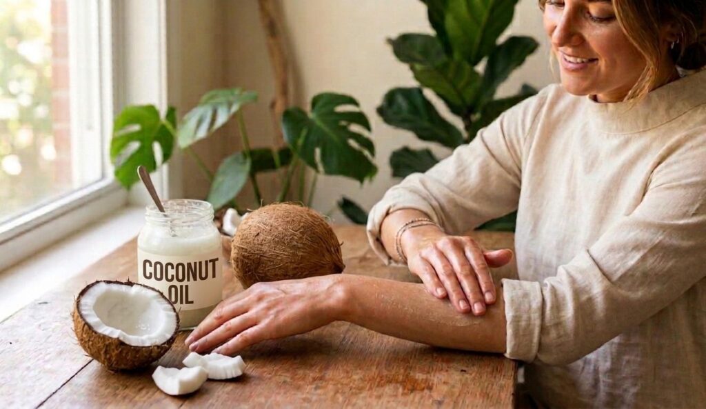 Does coconut oil hydrate skin?