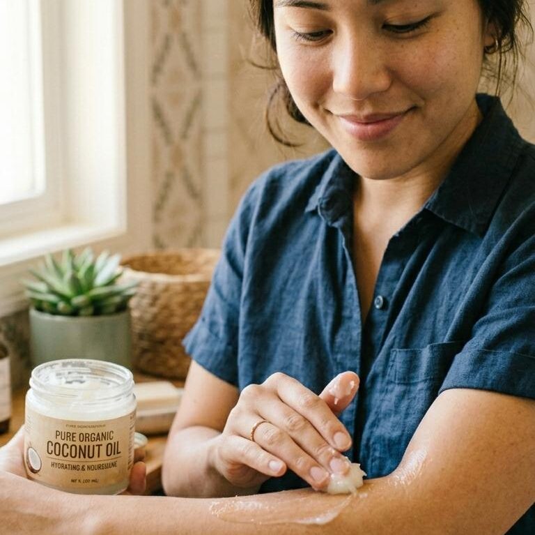 Does coconut oil hydrate skin?