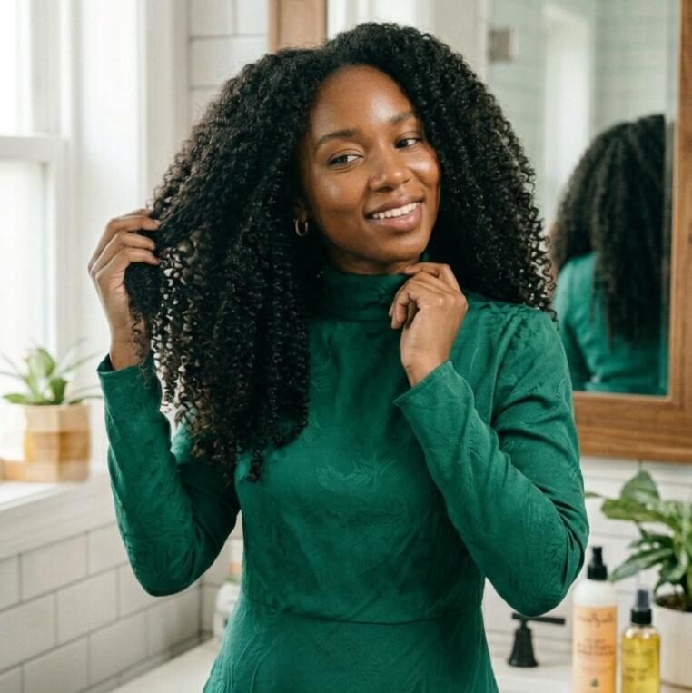 How to coil hair with a comb