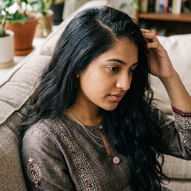 Dandruff vs. dry scalp in black hair