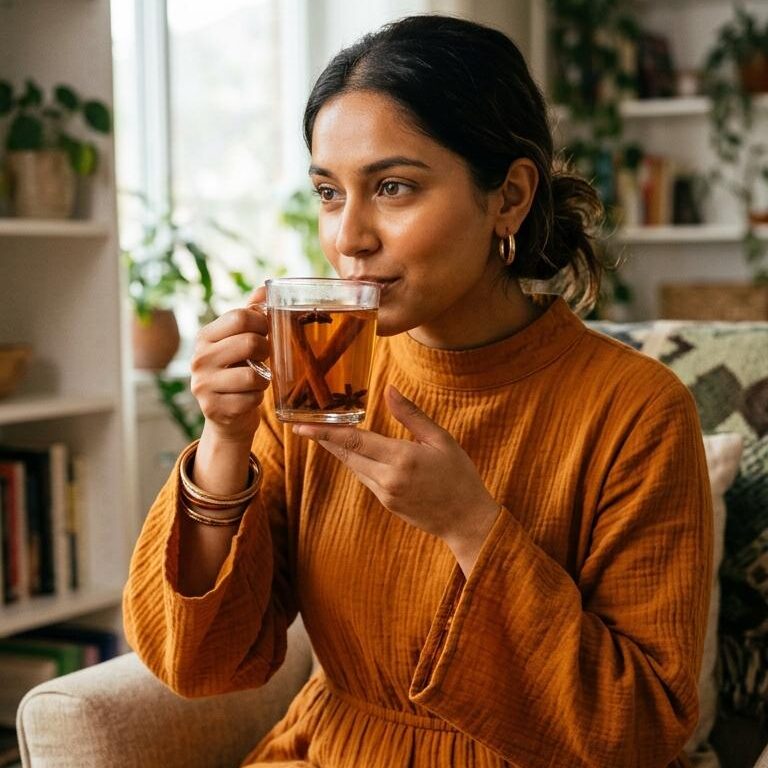 Drinking cinnamon benefits the skin