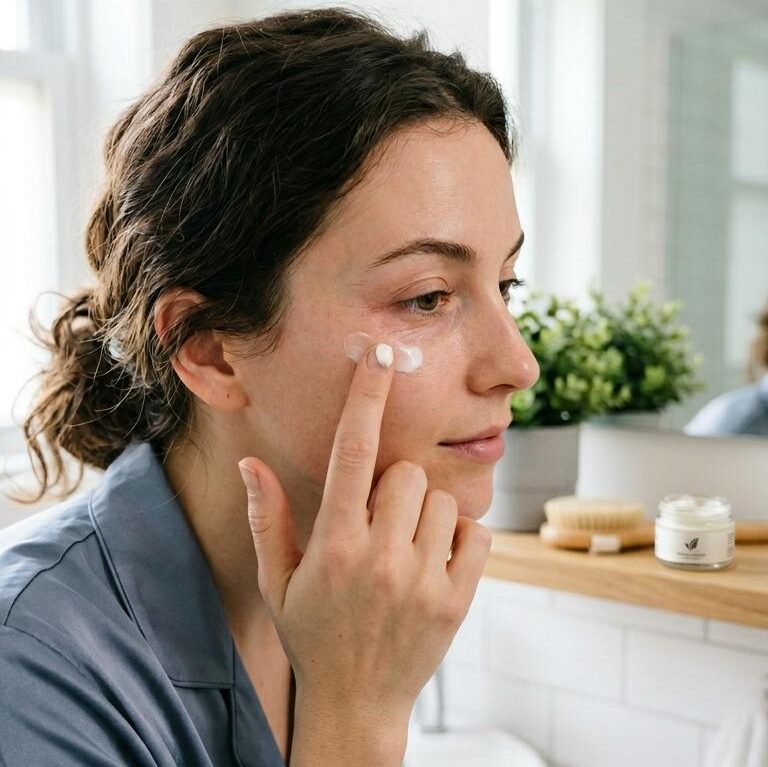 How to heal dry skin around the eyes