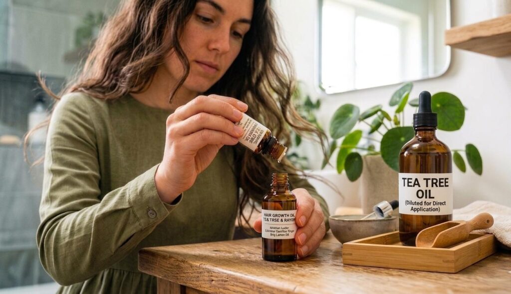 How to Dilute Tea Tree Oil for Hair