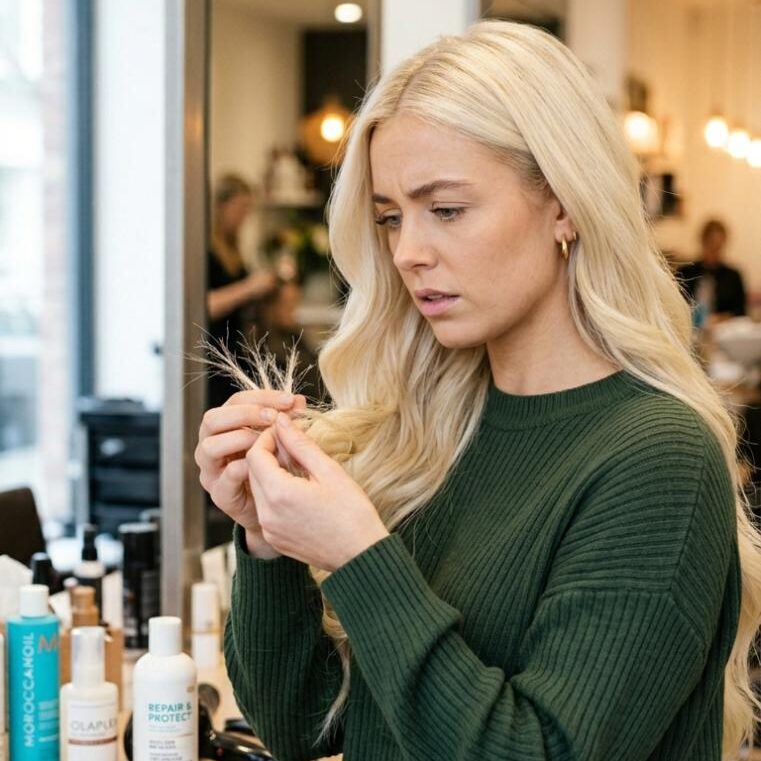 How to stop hair breakage after bleaching 