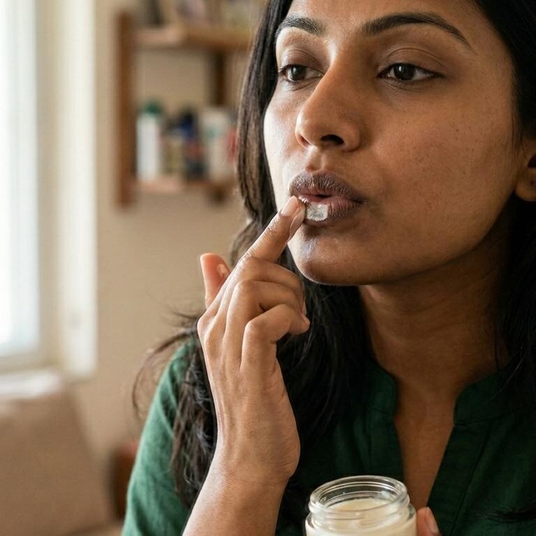 How to lighten dark lips overnight