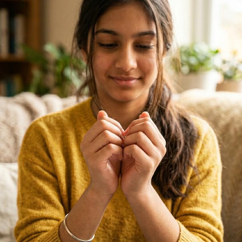 Nail Rubbing for Hair Growth.