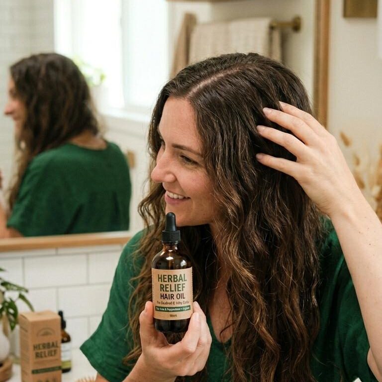 Best hair oil for dandruff and itchy scalps.