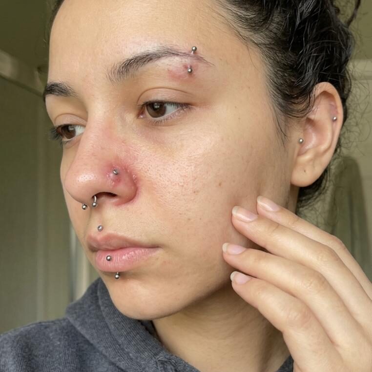 Face piercing side effects