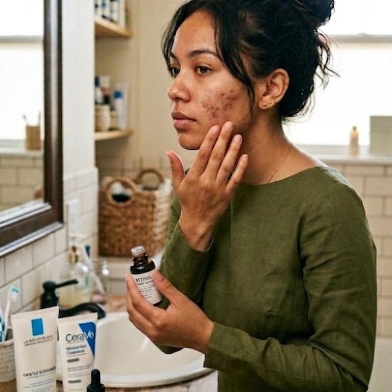 Does retinol help with acne scars?