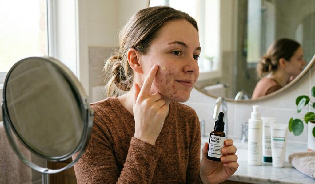Does retinol help with acne scars?