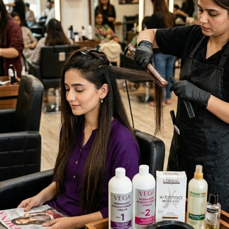 Best permanent hair straightening products