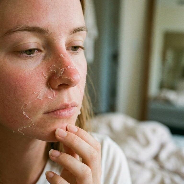 How to stop sunburn peeling overnight