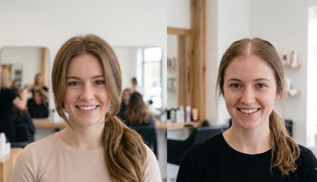Fine hair vs. thin hair
